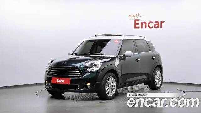 MINI COOPER D COUNTRYMAN 2012 — 147 184 км, тёмно-зелёный, Корея — под ключ — фото 1
