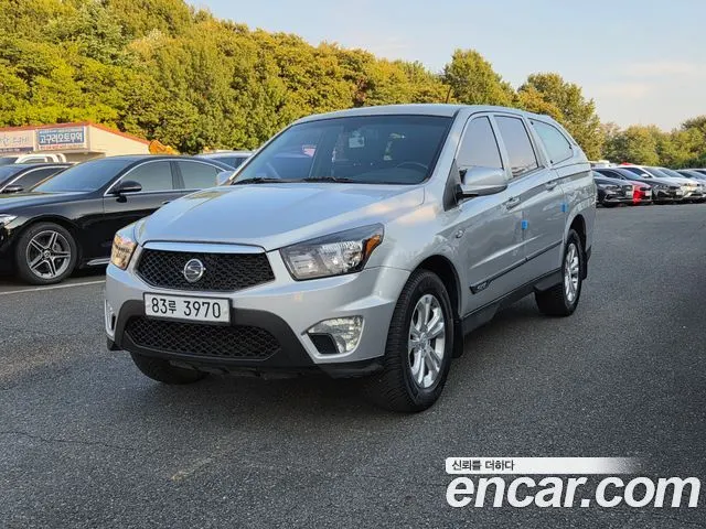 KGM KORANDO SPORTS 2015 — 154 832 км, серебристый, Корея — под ключ — фото 1