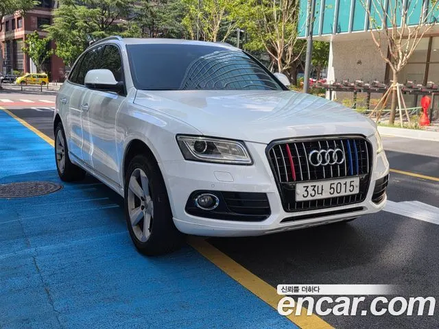 AUDI Q5 2015 — 305 835 км, белый, Корея — под ключ — фото 1