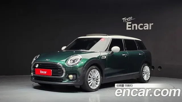 MINI COOPER D CLUBMAN 2019 — 109 431 км, зелёный, Корея — под ключ — фото 1