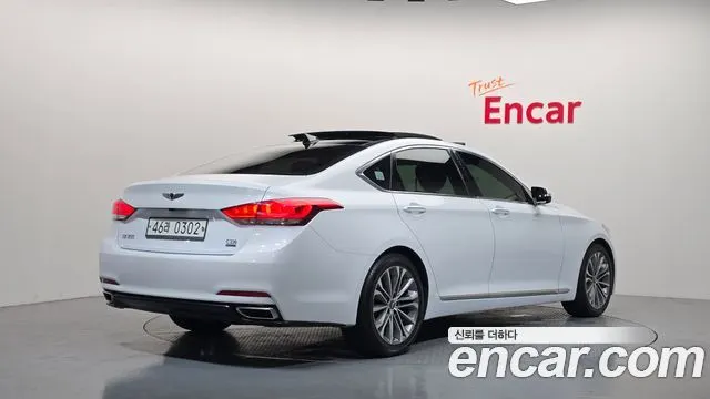HYUNDAI GENESIS DH 2016 — 132 615 км, белый, Корея — под ключ — фото 2