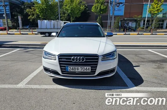 AUDI A8 2015 — 214 000 км, белый, Корея — под ключ — фото 3