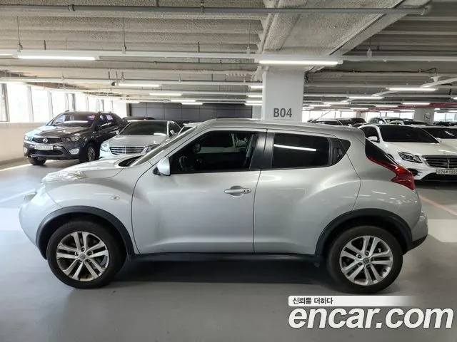 NISSAN JUKE 2014 — 52 000 км, серебристый, Корея — под ключ — фото 8