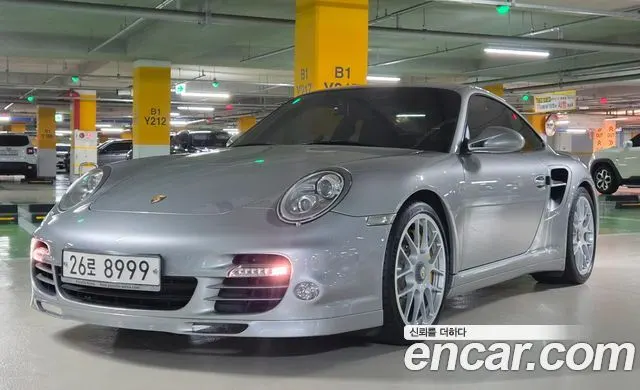 PORSCHE 911 2011 — 60 400 км, серебристо-серый, Корея — под ключ — фото 1