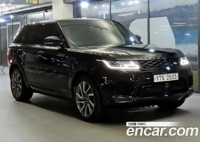 LAND ROVER RANGE ROVER SPORT 2018 — 135 644 км, чёрный, Корея — под ключ — фото 11