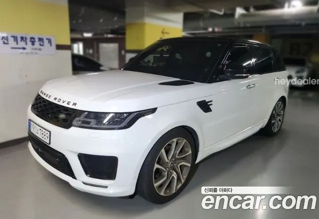 LAND ROVER RANGE ROVER SPORT 2019 — 60 422 км, белый, Корея — под ключ — фото 2