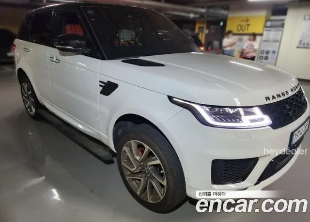LAND ROVER RANGE ROVER SPORT 2019 — 60 422 км, белый, Корея — под ключ — фото 3
