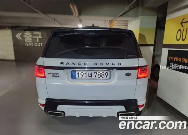 LAND ROVER RANGE ROVER SPORT 2019 — 60 422 км, белый, Корея — под ключ — фото 4