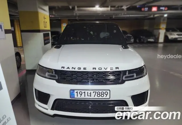 LAND ROVER RANGE ROVER SPORT 2019 — 60 422 км, белый, Корея — под ключ — фото 10
