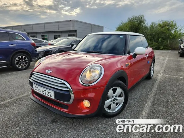 MINI COOPER D 2015 — 98 460 км, красный, Корея — под ключ — фото 1