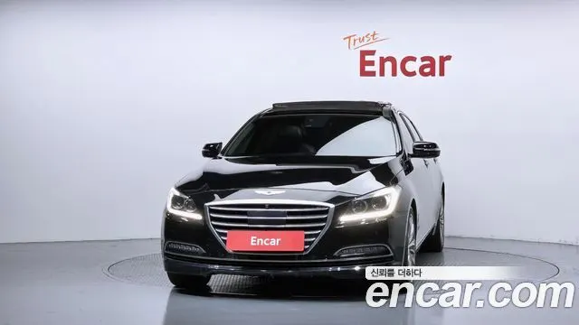HYUNDAI GENESIS DH 2015 — 180 667 км, чёрный, Корея — под ключ — фото 3