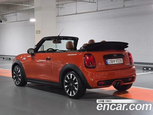 MINI COOPER S CONVERTIBLE 2019 — 59 000 км, оранжевый, Корея — под ключ — фото 5
