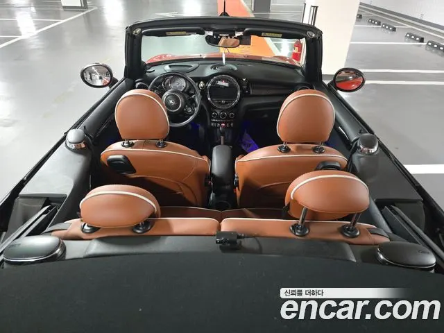 MINI COOPER S CONVERTIBLE 2019 — 59 000 км, оранжевый, Корея — под ключ — фото 8