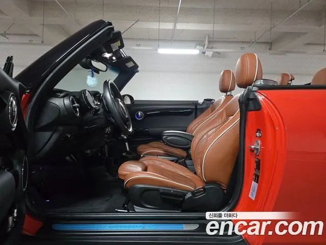 MINI COOPER S CONVERTIBLE 2019 — 59 000 км, оранжевый, Корея — под ключ — фото 10