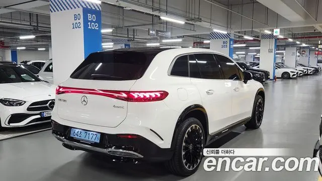 MERCEDES-BENZ EQS SUV X296 2023 — 9 646 км, чёрный, Корея — под ключ — фото 4