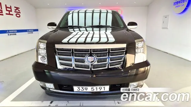 CADILLAC ESCALADE 2014 — 36 581 км, чёрный, Корея — под ключ — фото 1