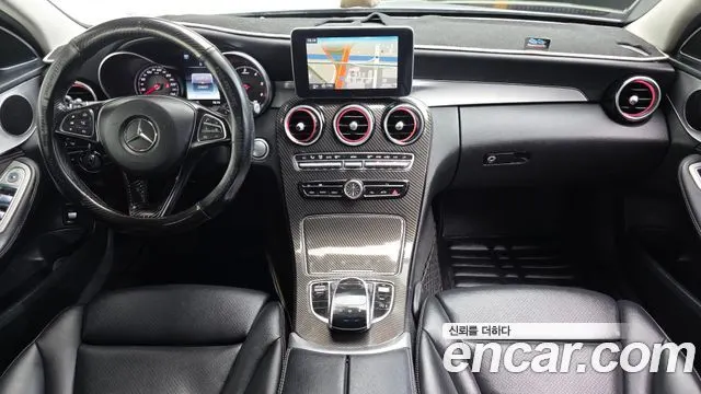 MERCEDES-BENZ C-CLASS W205 2015 — 124 231 км, серебристый, Корея — под ключ — фото 7
