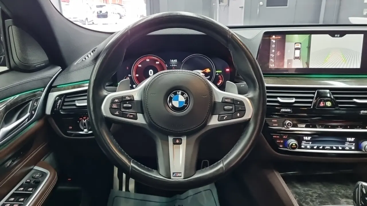 BMW 6 SERIES GT 2018 — 122 274 км, чёрный, Корея — под ключ — фото 9