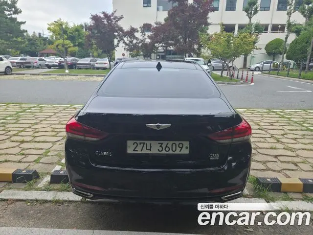 HYUNDAI GENESIS DH 2015 — 179 800 км, чёрный, Корея — под ключ — фото 3