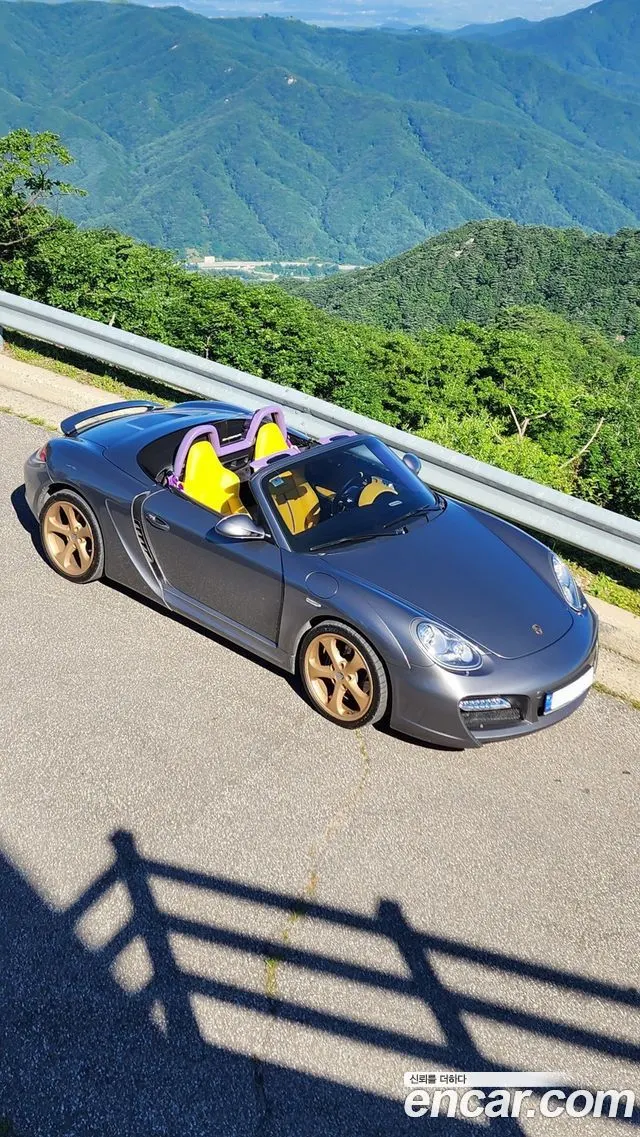 PORSCHE BOXSTER 2010 — 88 000 км, серебристо-серый, Корея — под ключ — фото 1