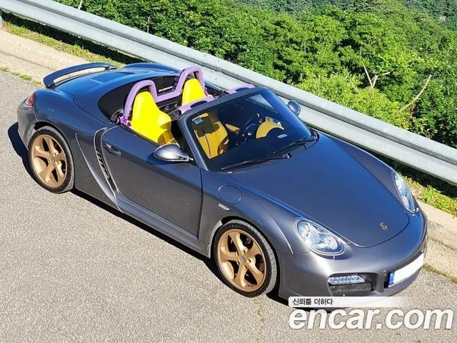 PORSCHE BOXSTER 2010 — 88 000 км, серебристо-серый, Корея — под ключ — фото 11