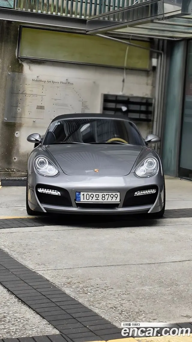 PORSCHE BOXSTER 2010 — 88 000 км, серебристо-серый, Корея — под ключ — фото 3