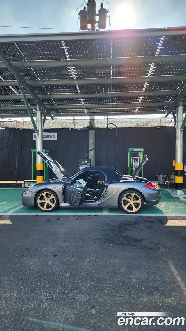 PORSCHE BOXSTER 2010 — 88 000 км, серебристо-серый, Корея — под ключ — фото 6