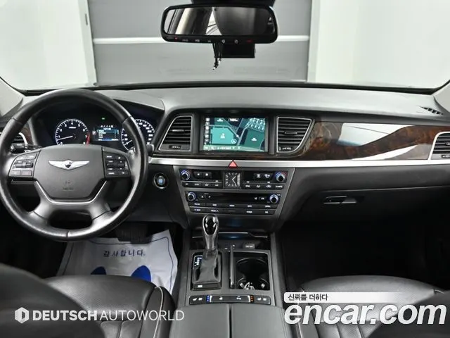 HYUNDAI GENESIS DH 2015 — 87 611 км, чёрный, Корея — под ключ — фото 6