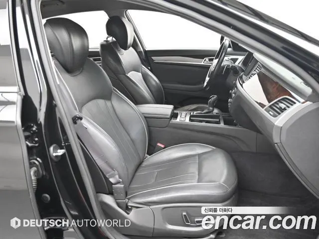 HYUNDAI GENESIS DH 2015 — 87 611 км, чёрный, Корея — под ключ — фото 9