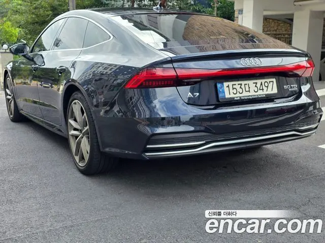 AUDI A7 2021 — 92 388 км, синий, Корея — под ключ — фото 6