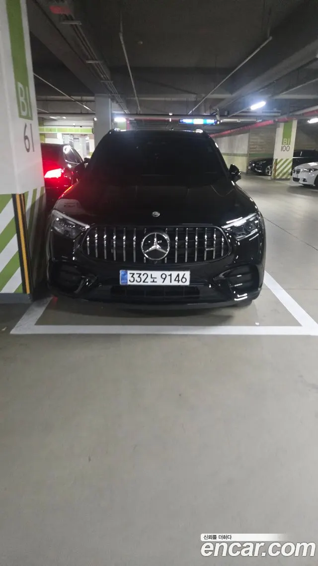 MERCEDES-BENZ GLC-CLASS X254 2024 — 30 000 км, чёрный, Корея — под ключ — фото 3