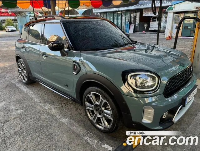 MINI COOPER S COUNTRYMAN 2024 — 48 500 км, бирюзовый, Корея — под ключ — фото 1