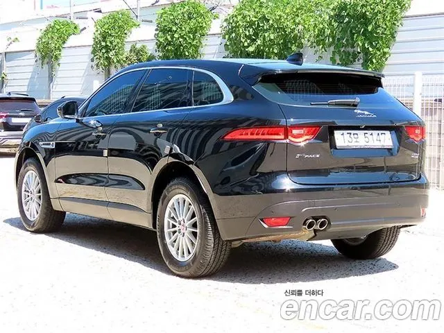 JAGUAR F-PACE 2018 — 119 424 км, чёрный, Корея — под ключ — фото 3