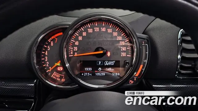 MINI COOPER CLUBMAN 2018 — 105 239 км, тёмно-зелёный, Корея — под ключ — фото 8