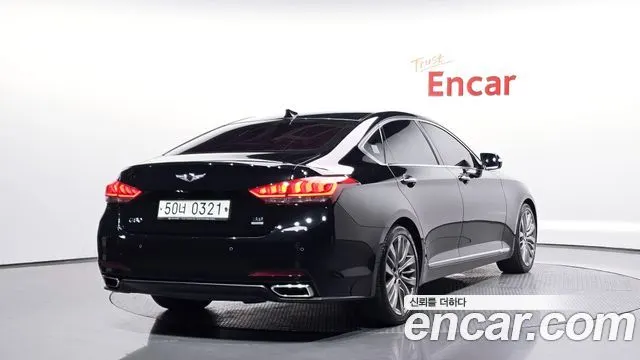 HYUNDAI GENESIS DH 2016 — 187 341 км, чёрный, Корея — под ключ — фото 2