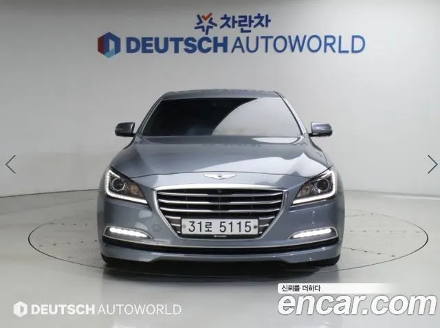 HYUNDAI GENESIS DH 2015 — 169 202 км, серебристый, Корея — под ключ — фото 3