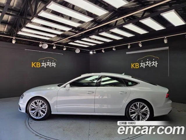 AUDI A7 2016 — 98 801 км, белый, Корея — под ключ — фото 5