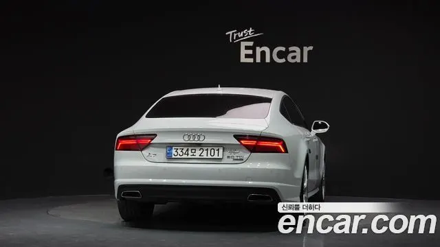 AUDI A7 2016 — 171 779 км, белый, Корея — под ключ — фото 4