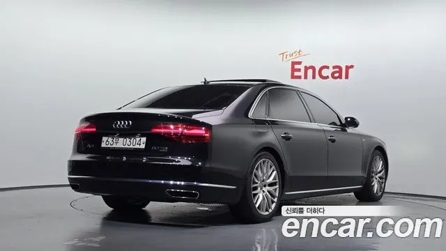 AUDI A8 2015 — 317 479 км, чёрный, Корея — под ключ — фото 2