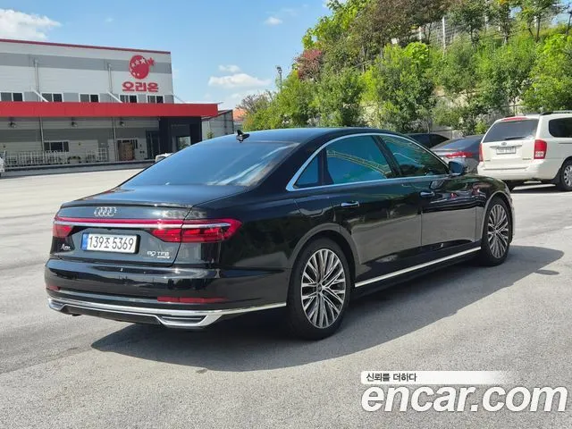 AUDI A8 2021 — 102 754 км, чёрный, Корея — под ключ — фото 2