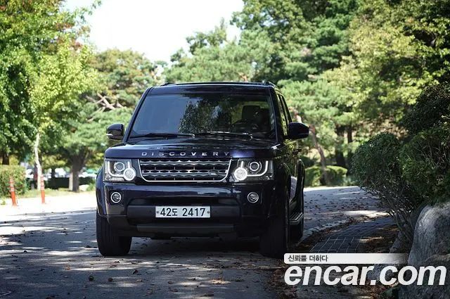 LAND ROVER DISCOVERY 4 2015 — 66 940 км, синий, Корея — под ключ — фото 1