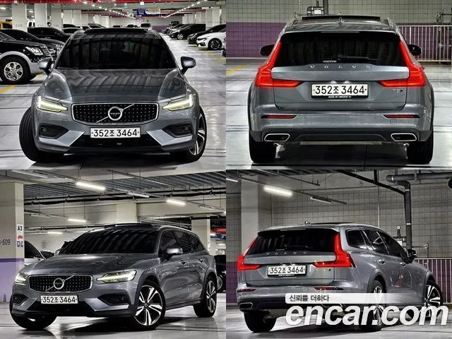 VOLVO V60 CROSS COUNTRY 2020 — 126 780 км, серый, Корея — под ключ — фото 2