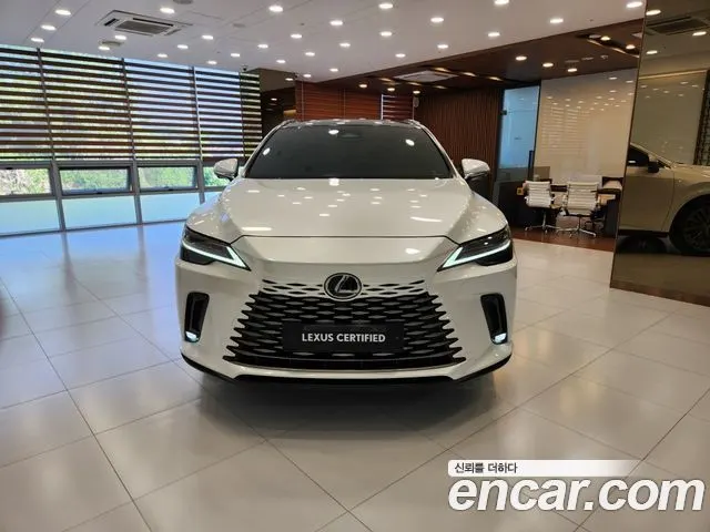 LEXUS RX350H 2023 — 59 417 км, белый-перламутр, Корея — под ключ — фото 3