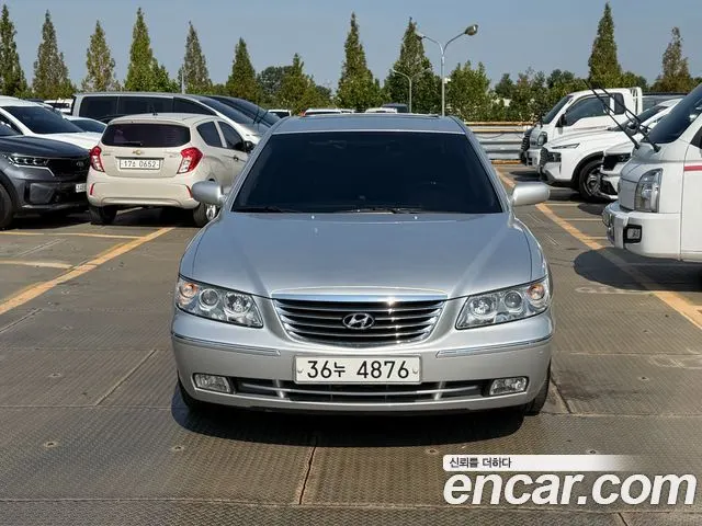 HYUNDAI GRANDEUR NEW LUXURY 2009 — 155 900 км, серебристый, Корея — под ключ — фото 3
