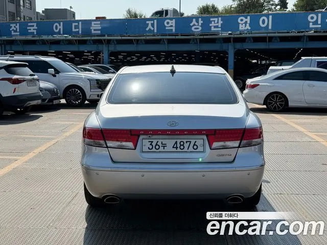 HYUNDAI GRANDEUR NEW LUXURY 2009 — 155 900 км, серебристый, Корея — под ключ — фото 4