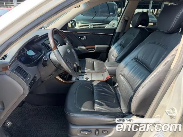 HYUNDAI GRANDEUR NEW LUXURY 2009 — 155 900 км, серебристый, Корея — под ключ — фото 10