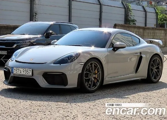 PORSCHE 718 CAYMAN 2023 — 22 351 км, серебристо-серый, Корея — под ключ — фото 2