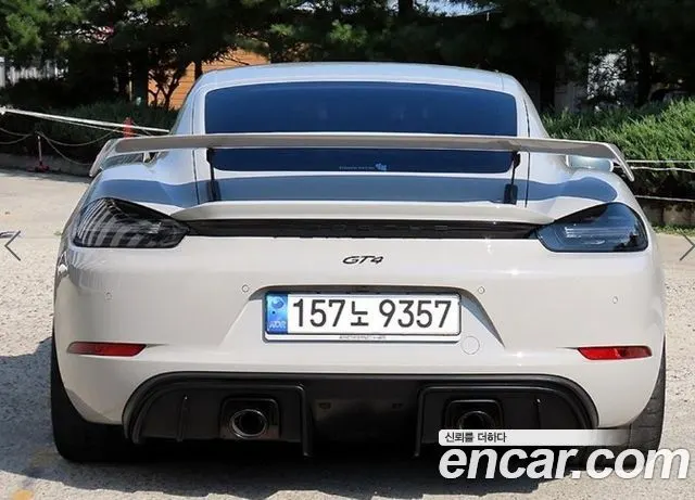 PORSCHE 718 CAYMAN 2023 — 22 351 км, серебристо-серый, Корея — под ключ — фото 4