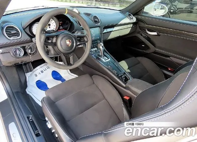 PORSCHE 718 CAYMAN 2023 — 22 351 км, серебристо-серый, Корея — под ключ — фото 6