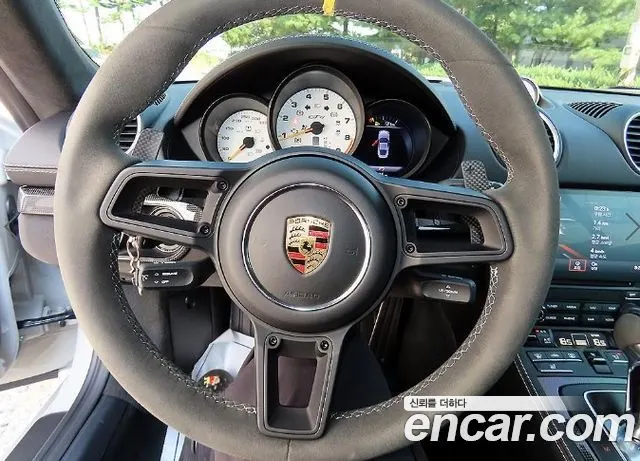 PORSCHE 718 CAYMAN 2023 — 22 351 км, серебристо-серый, Корея — под ключ — фото 7